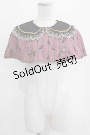 画像: metamorphose / Dark night guardianケープ Free ワイン H-26-01-16-032-ME-JA-NS-ZH