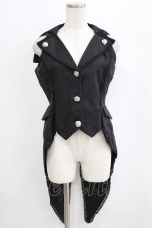 画像: ALICE and the PIRATES / 燕尾ベスト Free ブラック H-26-01-16-033-PA-TO-NS-ZH