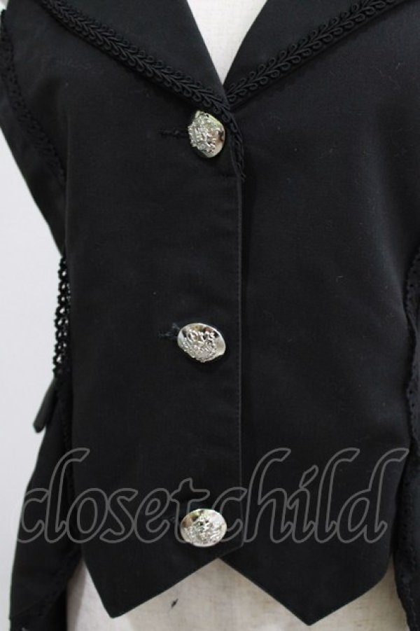 画像4: ALICE and the PIRATES / 燕尾ベスト Free ブラック H-26-01-16-033-PA-TO-NS-ZH (4)