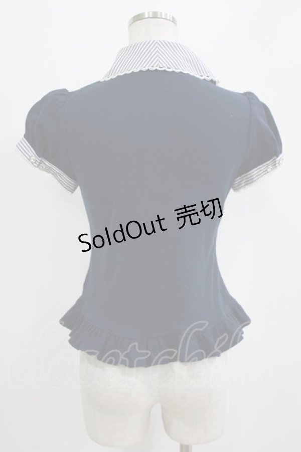 画像3: Angelic Pretty / ブリジットストライプカットソー Free ネイビー H-26-01-16-041-AP-TO-NS-ZH (3)