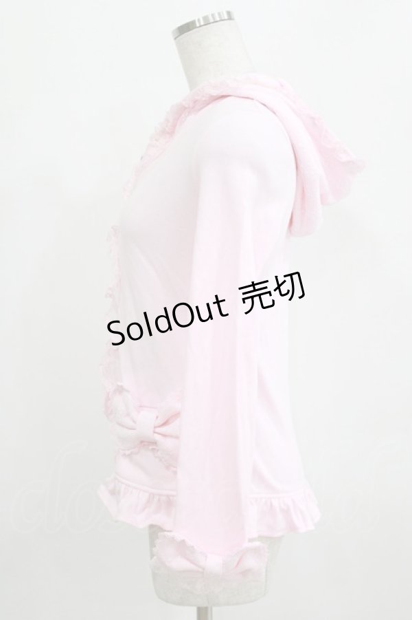 画像2: Angelic Pretty / 大きなリボンポッケパーカ Free ピンク H-26-01-16-043-AP-TO-NS-ZH (2)