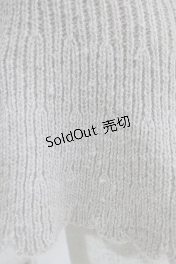 画像4: axes femme / ヴィンテージ風透編ニットカーディガン Free グレージュ H-26-01-16-045-AX-TO-NS-ZH (4)