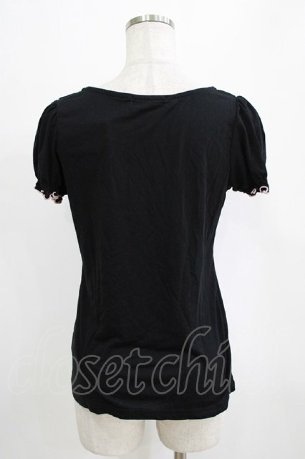 画像3: Ank Rouge / リボントップス M ブラック/ピンク H-26-01-16-046-CA-TO-NS-ZH (3)