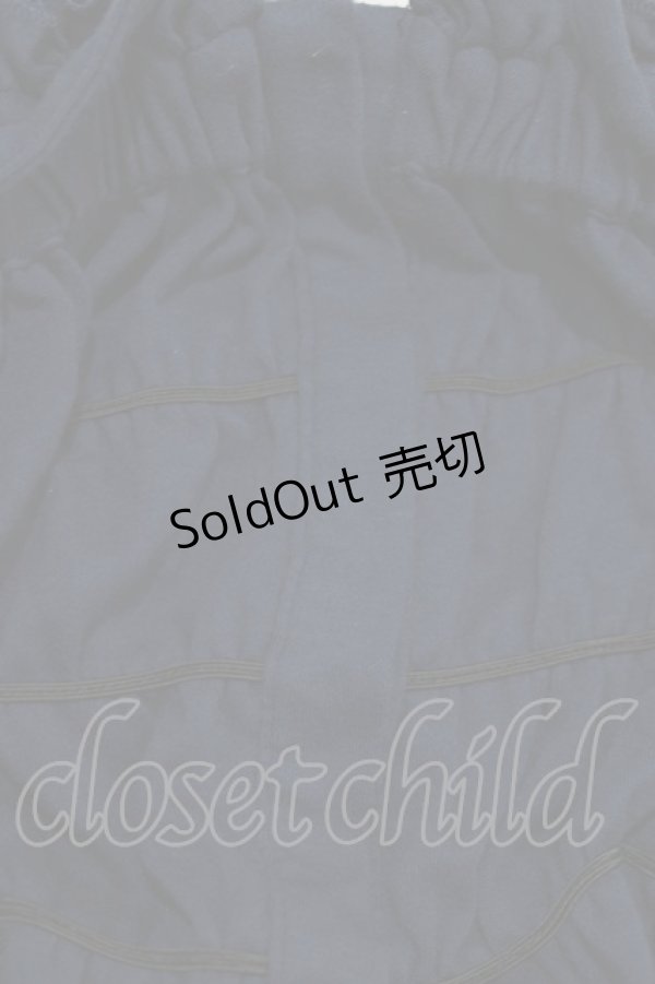 画像4: metamorphose / シャーリングフリルカットソー Free ネイビー H-26-01-16-048-ME-TO-NS-ZH (4)