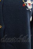 画像4: Secret Honey / トランプうさぎ刺繍カーディガン Free ネイビー H-26-01-16-049-CA-TO-NS-ZH (4)