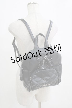 画像: Ank Rouge / 合皮リュック  ブラック H-26-01-16-058-CA-BG-NS-ZH