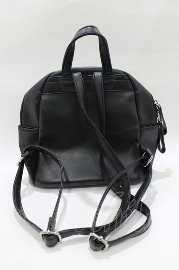 画像3: Ank Rouge / 合皮リュック  ブラック H-26-01-16-058-CA-BG-NS-ZH (3)