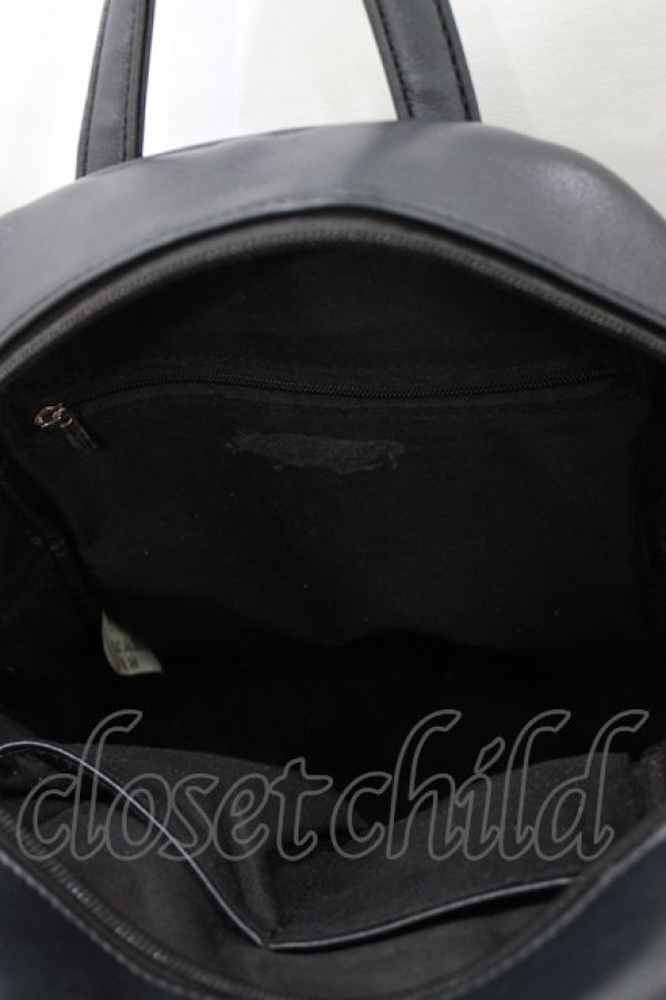 画像4: Ank Rouge / 合皮リュック  ブラック H-26-01-16-058-CA-BG-NS-ZH (4)