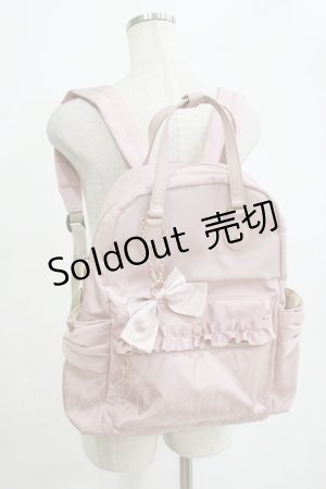 画像: m petit by misako / AMリボンチャームツキリュック  ピンク H-26-01-16-059-LO-BG-NS-ZH