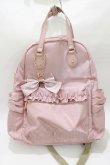 画像2: m petit by misako / AMリボンチャームツキリュック  ピンク H-26-01-16-059-LO-BG-NS-ZH (2)