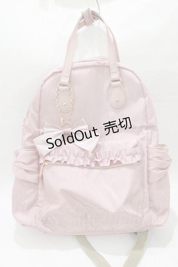 画像2: m petit by misako / AMリボンチャームツキリュック  ピンク H-26-01-16-059-LO-BG-NS-ZH (2)