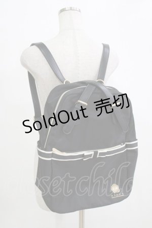 画像: m petit by misako / NINA'S コラボ AM2WAYリュック  ブラック H-26-01-16-060-LO-BG-NS-ZH