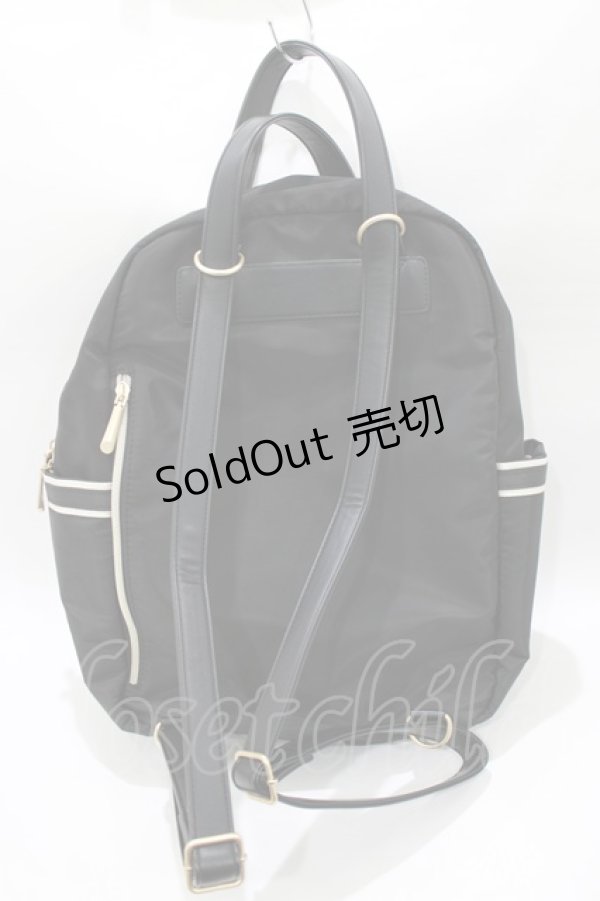 画像2: m petit by misako / NINA'S コラボ AM2WAYリュック  ブラック H-26-01-16-060-LO-BG-NS-ZH (2)