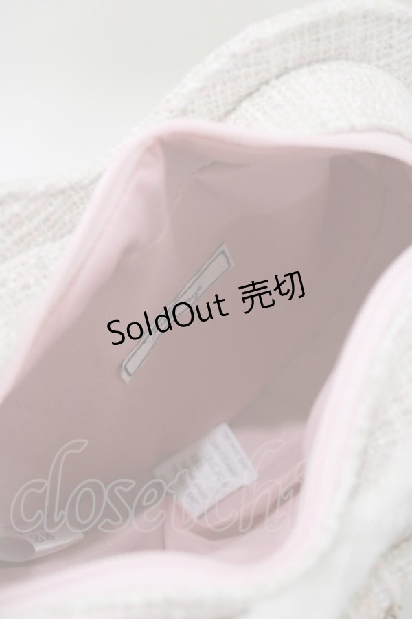 画像3: Ank Rouge / ファーツイードハートBAG  ピンク H-26-01-16-061-CA-BG-NS-ZH (3)