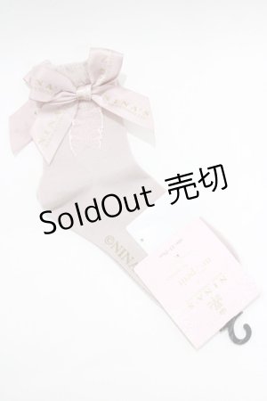 画像: m petit by misako / AMCSNIロゴリボン  ピンク H-26-01-16-071-LO-ZA-NS-ZH