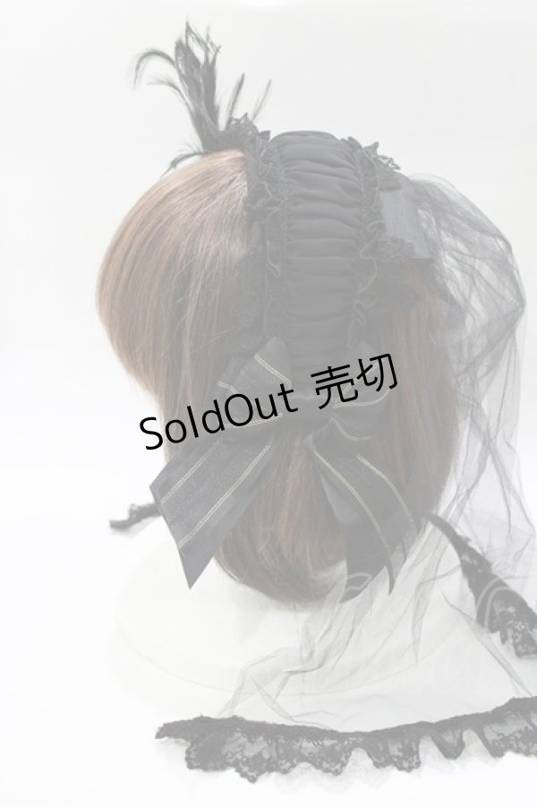 画像3: ALICE and the PIRATES / プリンセスグリザベラベールカチューシャ  ブラック H-26-01-16-075-PA-AC-NS-ZH (3)