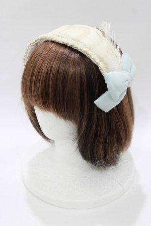 画像: metamorphose / バレリーナ風カチューシャ  サックス H-26-01-16-076-ME-AC-NS-ZH