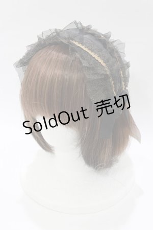 画像: metamorphose / 合皮クロスカチューシャ  ブラック H-26-01-16-077-ME-AC-NS-ZH