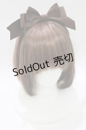 画像: Innocent World / ト音記号とIWチャームのリボンカチューシャ  ショコラ H-26-01-16-078-IW-AC-NS-ZH