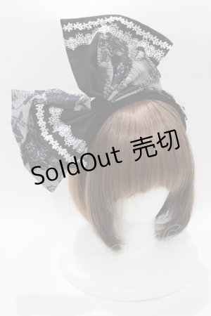 画像: Hoshibako Works / 東方Project ×HoshibakoWorks 魂魄妖夢 サイドリボンカチューシャ  ブラック H-26-01-16-080-LO-AC-NS-ZH