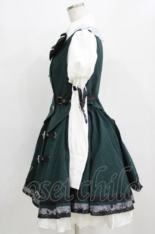 画像2: Hoshibako Works / 東方Project ×HoshibakoWorks 魂魄妖夢 ベスト&スカートセット S オフ/グリーン H-26-01-16-006-LO-OP-NS-ZH (2)