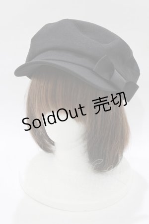 画像: m petit by misako / サンリオキャラクターズコラボ キャスケット  ブラック H-26-01-16-084-LO-AC-NS-ZH