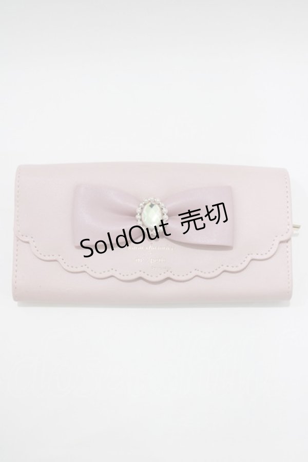 画像1: m petit by misako / サンリオキャラクターズコラボ マイメロディ 長財布  ピンク H-26-01-16-087-LO-ZA-NS-ZH (1)