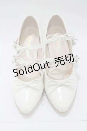 画像: evelyn / 3連リボンミュール L オフ H-26-01-16-088-LO-SH-NS-ZH