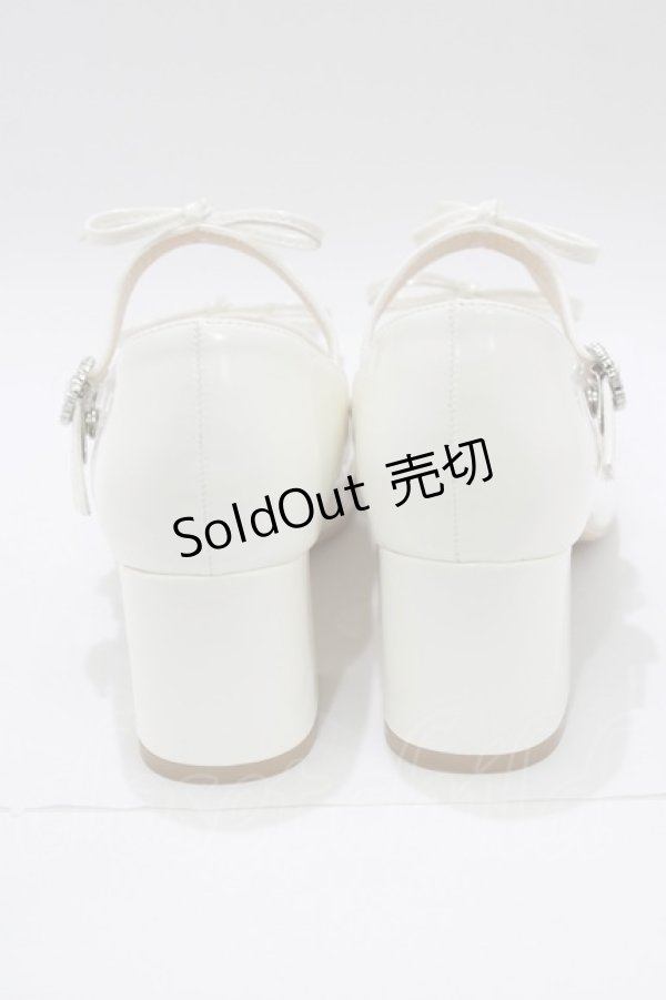 画像3: evelyn / 3連リボンミュール L オフ H-26-01-16-088-LO-SH-NS-ZH (3)