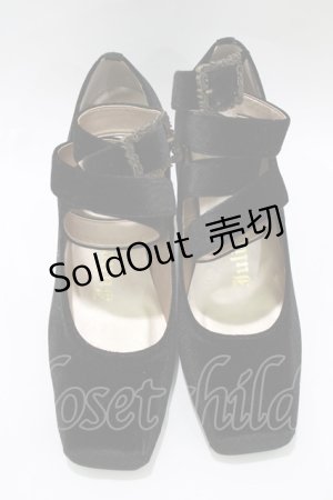 画像: Juliette et Justine / ポアント　ストラップシューズ L ブラック H-26-01-16-089-CL-SH-NS-ZH