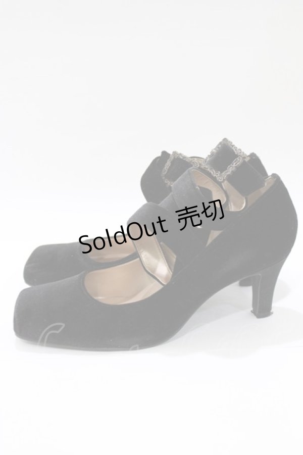 画像2: Juliette et Justine / ポアント　ストラップシューズ L ブラック H-26-01-16-089-CL-SH-NS-ZH (2)