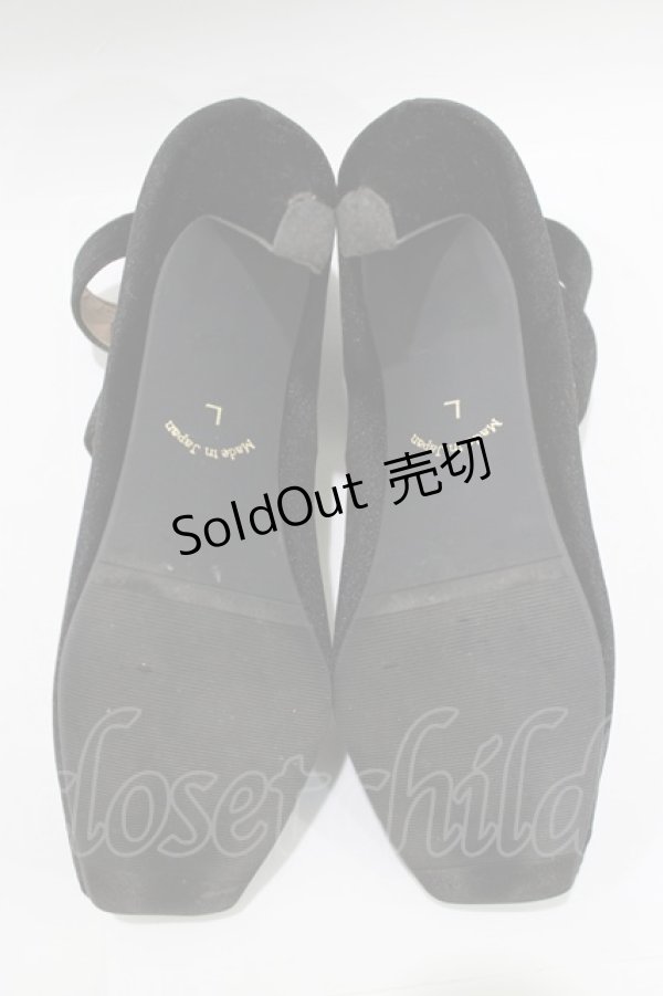 画像4: Juliette et Justine / ポアント　ストラップシューズ L ブラック H-26-01-16-089-CL-SH-NS-ZH (4)