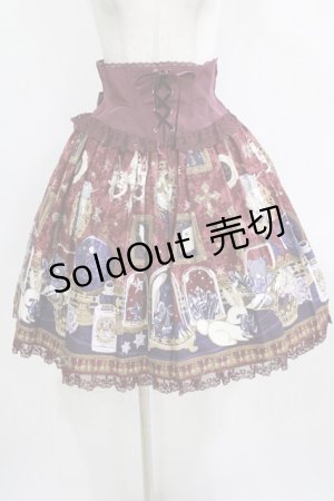 画像: Angelic Pretty / メルカトル骨董品店スカート Free ワイン H-26-01-16-008-AP-SK-NS-ZH