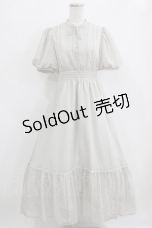 画像: An MILLE / パフスリーブロングワンピース Free グレー H-26-01-16-011-EL-OP-NS-ZH