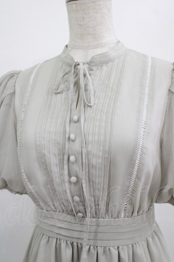 画像4: An MILLE / パフスリーブロングワンピース Free グレー H-26-01-16-011-EL-OP-NS-ZH (4)