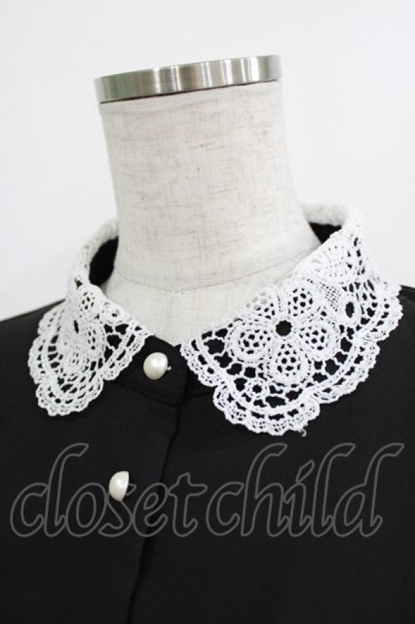 画像4: m petit by misako / AM*レースエリプリーツワンピース M ブラック H-26-01-16-015-LO-OP-NS-ZH (4)