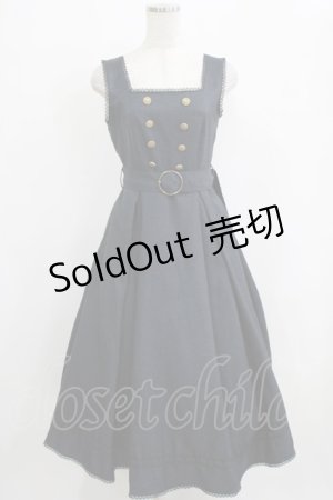 画像: Kurumi Collaboration / マリンアカデミアジャンパースカート S ネイビー H-26-01-16-018-GO-OP-NS-ZH