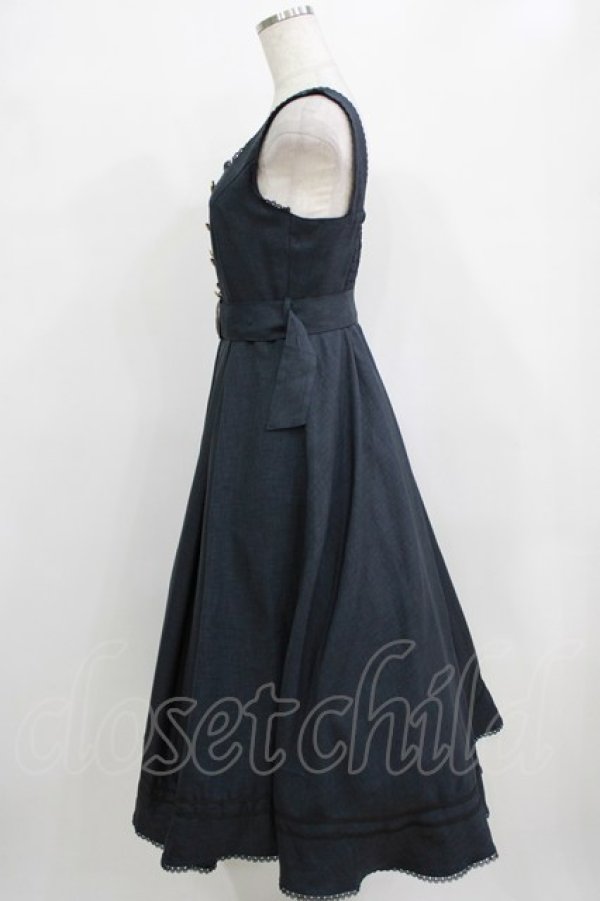 画像2: Kurumi Collaboration / マリンアカデミアジャンパースカート S ネイビー H-26-01-16-018-GO-OP-NS-ZH (2)