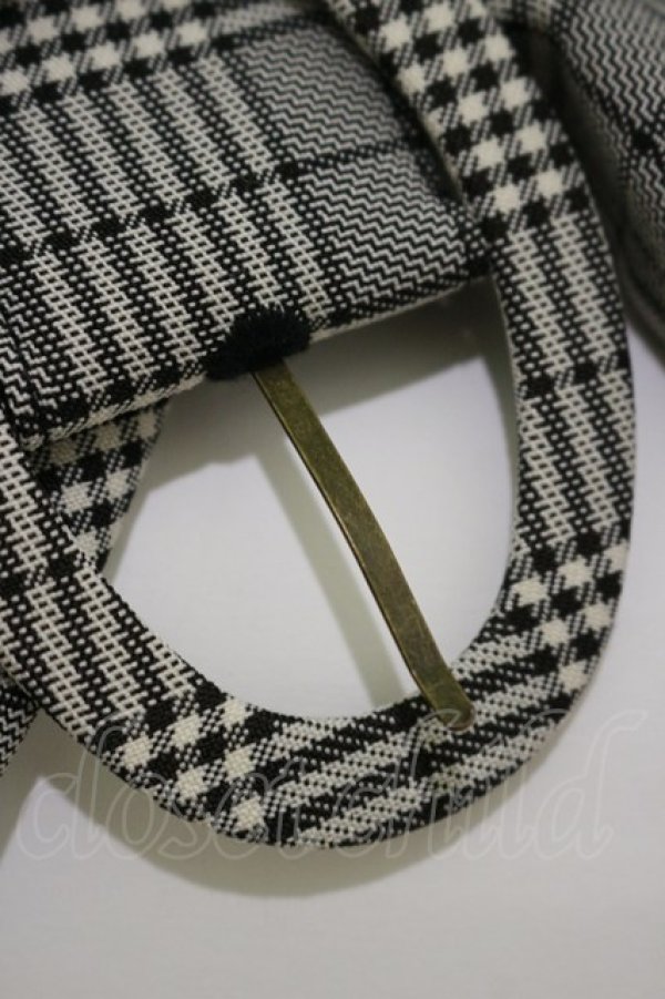 画像3: Fi.n.t / ベルト付きチェックタックスカート Free BLACK H-26-01-17-043-CA-SK-NS-ZH (3)