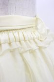 画像3: axes femme / ミモザ刺繍チュールスカート Free 生成り H-26-01-17-044-AX-SK-NS-ZH (3)