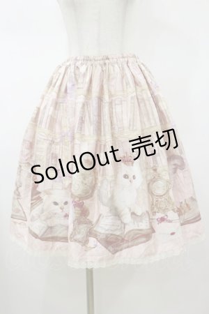 画像: Enchantlic Enchantilly / Queen Cat〜秘密の書斎〜スカート Free ピンク H-26-01-17-045-LO-SK-NS-ZH