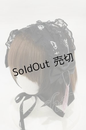 画像: metamorphose / クラウンクロスヘッドドレス  ブラック H-26-01-17-005-ME-AC-NS-ZH