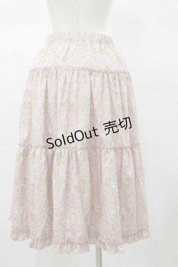 画像2: m petit by misako / NINA'S RVパニエスカート L ピンク/アイボリー　リバーシブル H-26-01-17-048-LO-SK-NS-ZH (2)