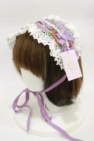 画像: metamorphose / Strawberry Basket ヘッドドレス  パープル H-26-01-17-006-ME-AC-NS-ZH