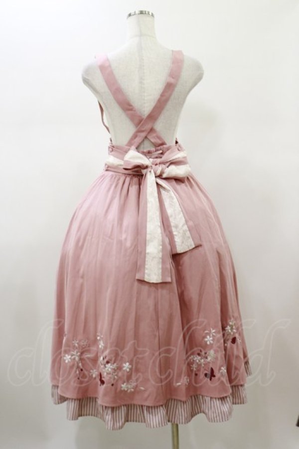 画像2: Ank Rouge / 花柄マキシワンピース M ピンク H-26-01-17-055-CA-OP-NS-ZH (2)