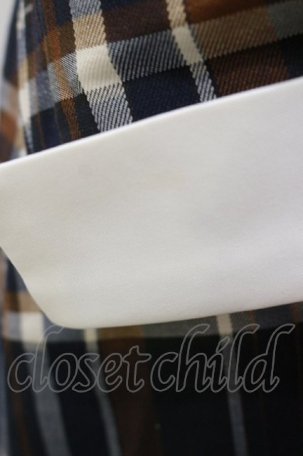 画像3: evelyn / チェックワンピース Free ネイビー H-26-01-17-058-LO-OP-NS-ZH (3)