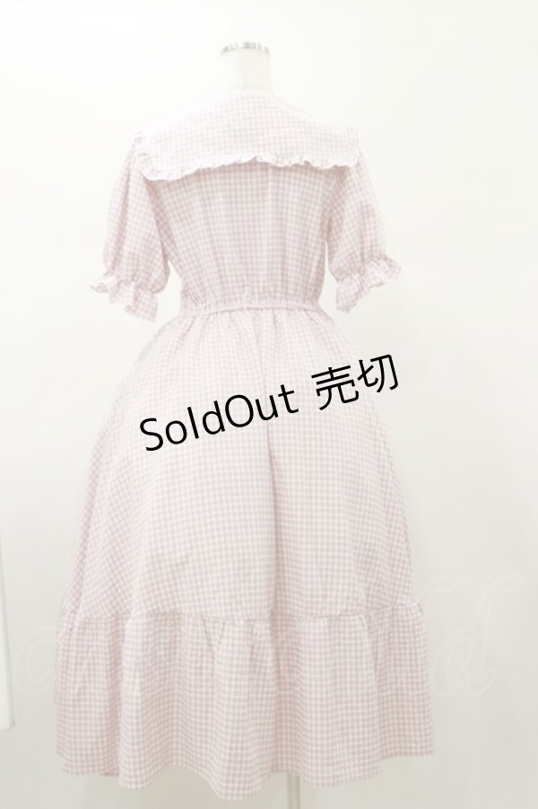 画像2: m petit by misako / AM*ギンガムCHKワンピース M ピンク H-26-01-17-065-LO-OP-NS-ZH (2)