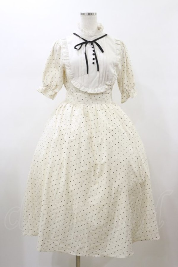 画像1: m petit by misako / ナシジミズタマキリカエOP S アイボリー/ブラック H-26-01-17-067-LO-OP-NS-ZH (1)