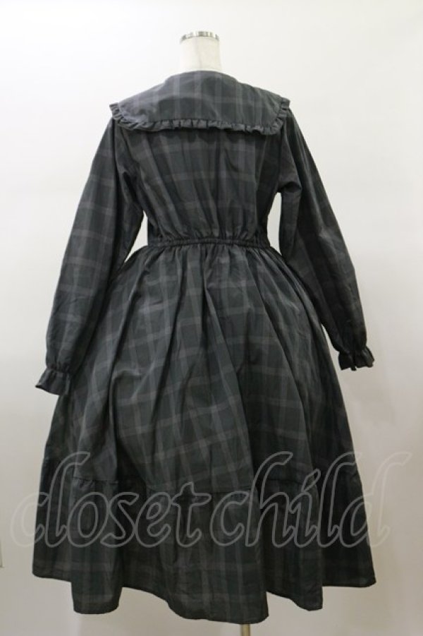 画像2: m petit by misako / TT*AOKチェックOP L グレー H-26-01-17-069-LO-OP-NS-ZH (2)