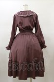 画像2: m petit by misako / AOK*フリルカラータックワンピース L ダークピンク H-26-01-17-070-LO-OP-NS-ZH (2)